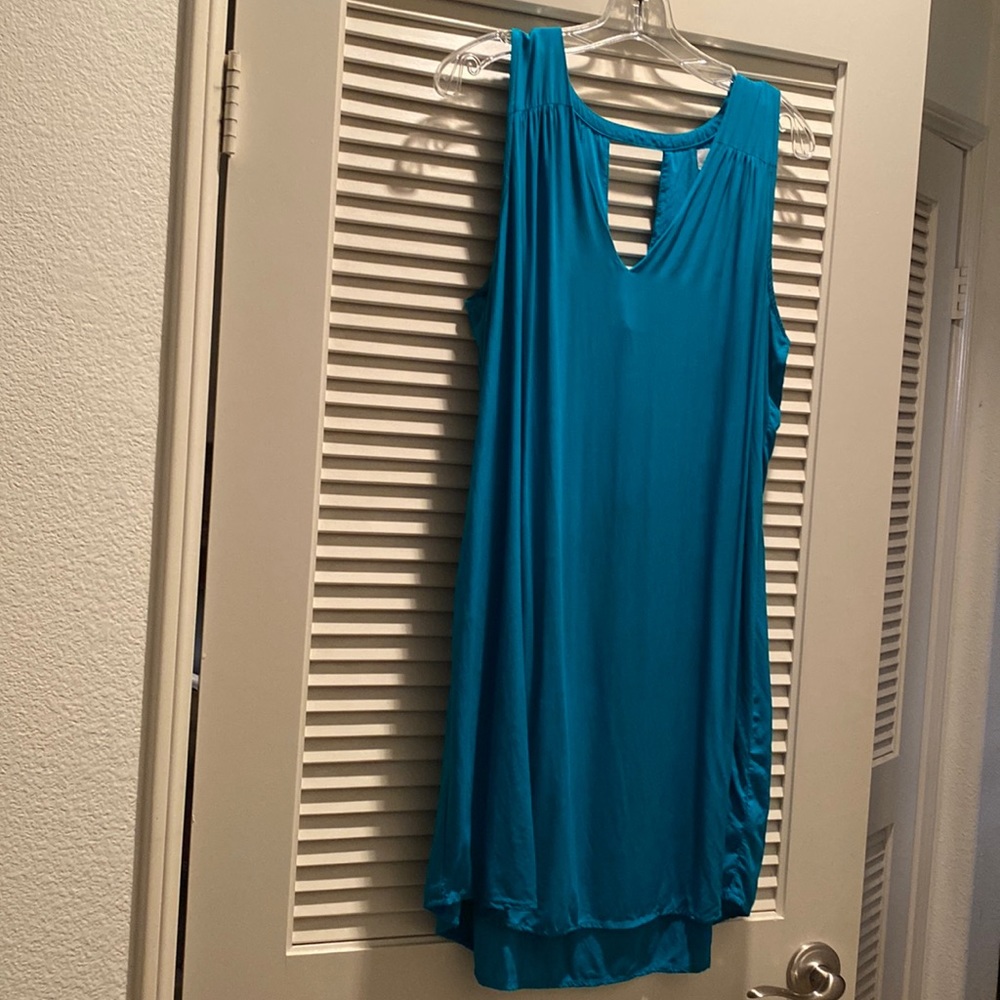 Old Navy Comfy Turquoise Dress, Size XL